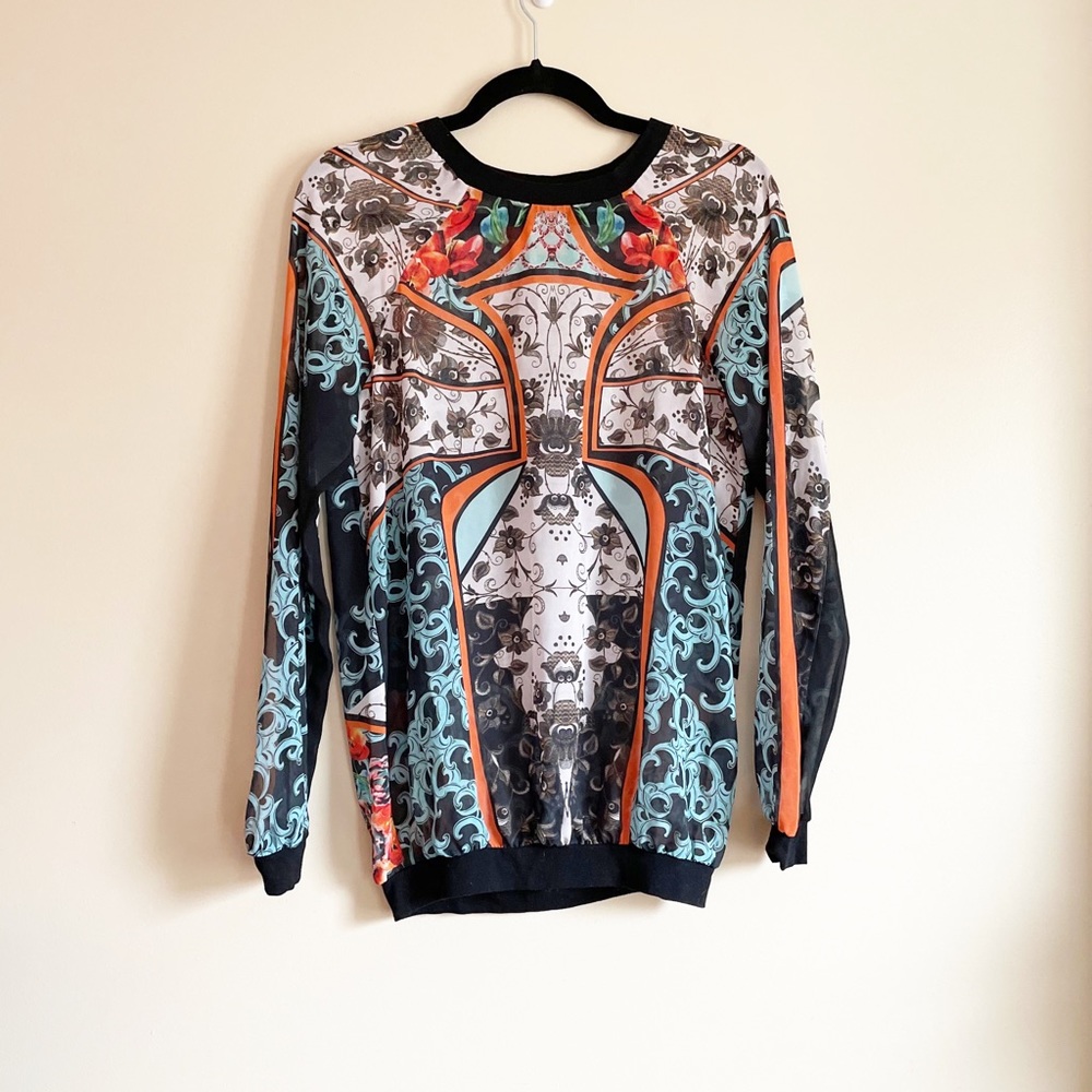 Clover Canyon Multicolor Patterned Blouse - image 1